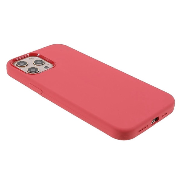 Myk Solid Silikon Fullkropps Beskyttelsesdeksel for iPhone 12 Pro Max 6.7 tommer Multicolor Style G