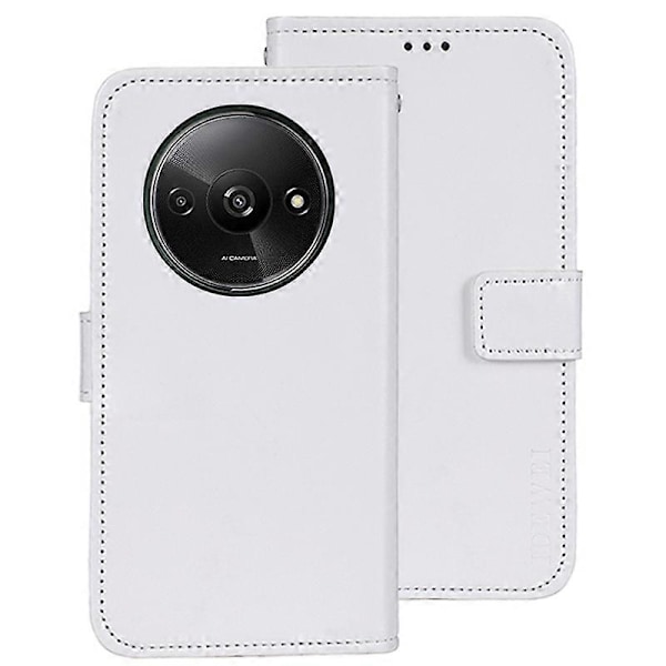 IDEWEI Plånboksfodral i Läder med Ställ för Xiaomi Redmi A3 4G/Poco C61 4G Multicolor Style F