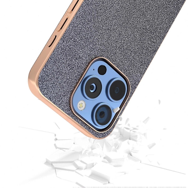 iPhone 16 Pro Max -kotelo, galvanointi, kimallepintainen PU+TPU-suojakotelo Multicolor Style C
