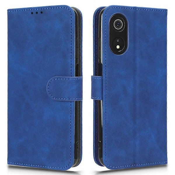 För Cubot P60 Flip PU Läder Skyddande Fodral Skin-touch Plånbok Ställ Telefonfodral Multicolor Style B