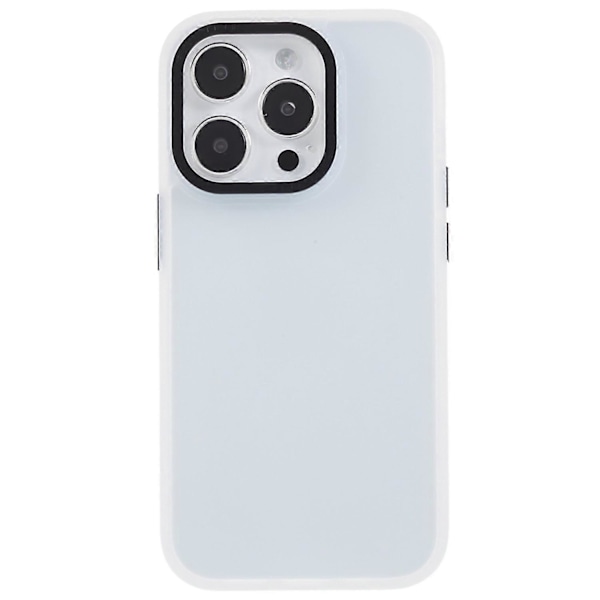 FULEXIN För iPhone 15 Pro PC+TPU Mobilskal Metall Linsskyddsram Anti-Repskydd Multicolor Style B