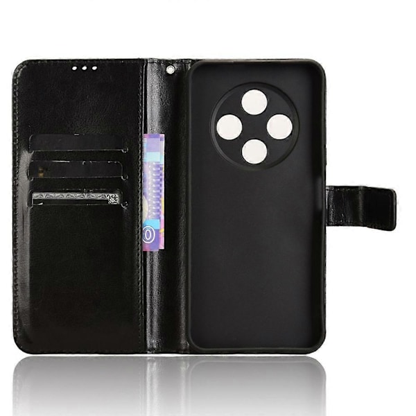 TECNO Spark 30C 4G kL5n -kotelo, Crazy Horse -kuvioitu PU-nahkainen puhelinlompakkokotelo Multicolor Style D