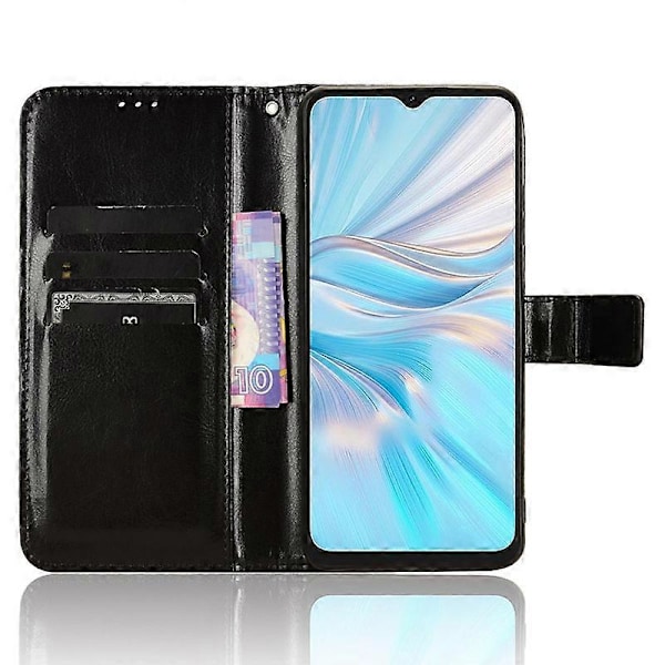 PU Läder Plånboksfodral för Blackview Oscal C70/Oscal Tiger 10 Ställ Telefonskal Multicolor Style D