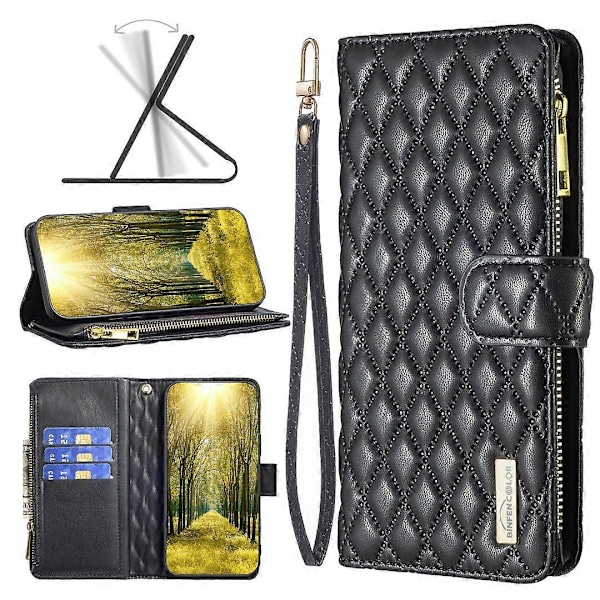 til Xiaomi Poco F5 5G/Redmi Note 12 Turbo Lynlåslomme Stativ Cover PU Læder Wallet Telefon Cover Multicolor Style F