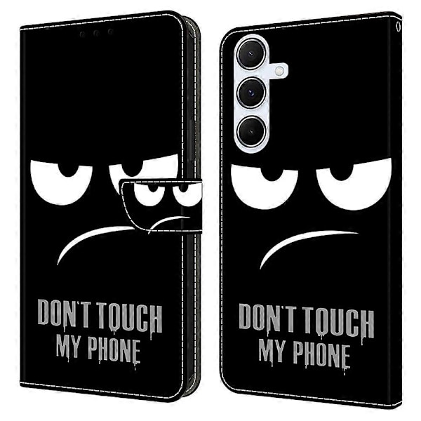 Fodral för Samsung Galaxy A36 5G/A56 5G Magnetlås 3D-mönster Läderplånbok Telefonskydd Multicolor Style A