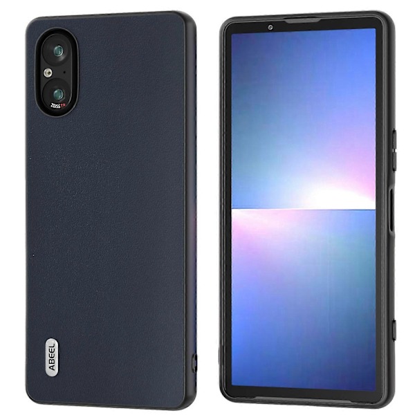 Sony Xperia 5 V puhelinkotelo, sileäpintainen aitoa lehmännahkaa oleva takakuori Multicolor Style C