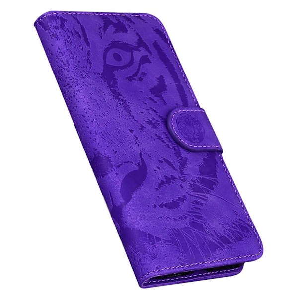 Samsung Galaxy A06 -kotelo, tiikerikuvioinen nahkalompakko puhelinkotelo Multicolor Style C