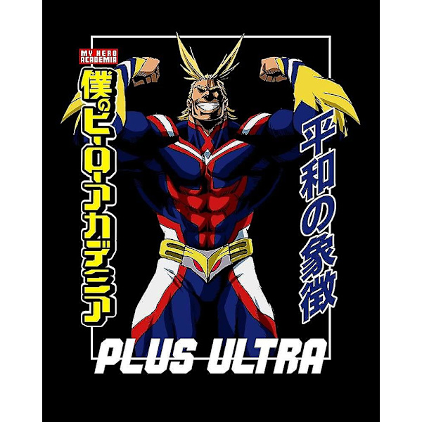 My Hero Academia All Might -paita Plus Ultra My Hero Academia T-paita M
