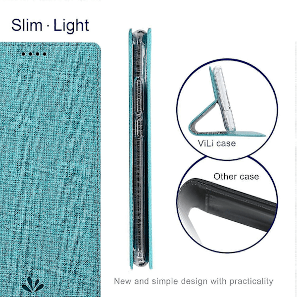 VILI DMX -sarjan puhelimen nahkakotelo Xiaomi 13 5G:lle, korttipidike, jalusta, matkapuhelimen suojus Multicolor Style C