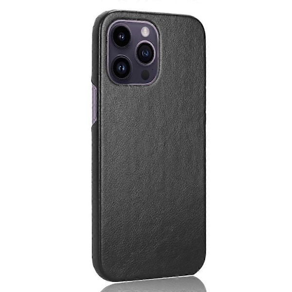 iPhone 15 Pro puhelinkotelo PU-nahkapäällysteinen TPU Litsi-kuvioitu suojus Multicolor Style A