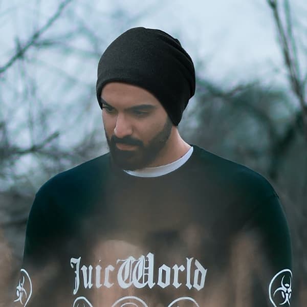 Herre Cap Vinter Varmt Hat SVART BLACK