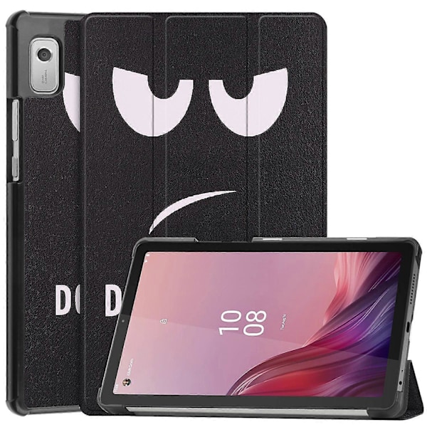 Tri-fold Stativ Tablet Deksel for Lenovo Tab M9 Mønstertrykk PU Lær+PC Beskyttelsesdeksel Multicolor Style C