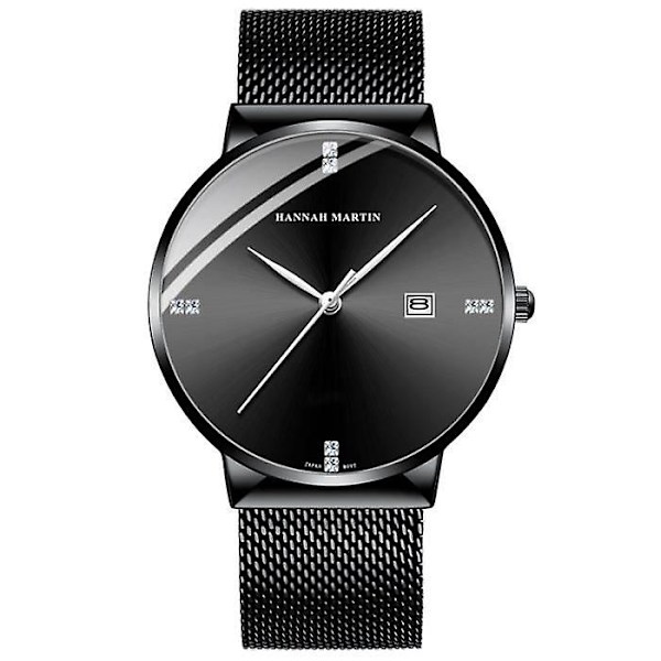 Herre Mesh Rem Vandtæt Quartz Armbåndsur