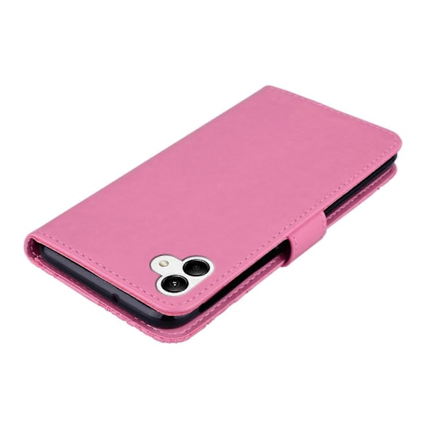 Til Samsung Galaxy A05 4G Etui Ugle Præget PU Læder Anti-drop Telefon Wallet Cover Multicolor Style A