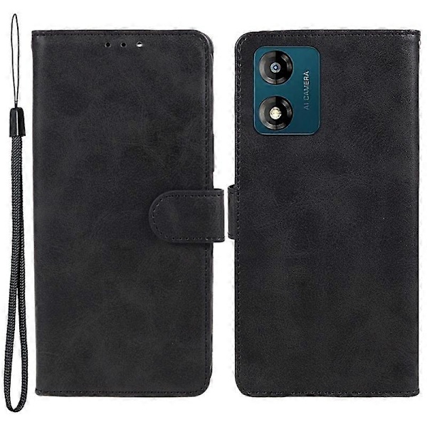 Motorola Moto E13 4G Vasikannahkakuvioinen Nahkainen Puhelinkotelo Käännettävä Lompakkoteline Suojus Multicolor Style A