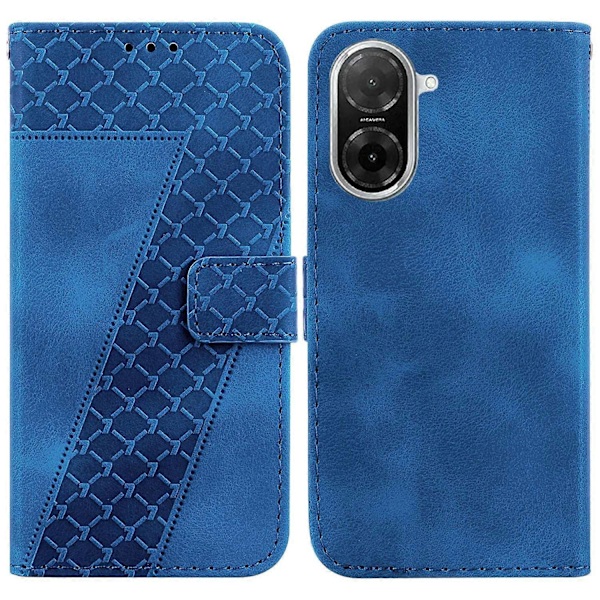Til Xiaomi Redmi A5 NFC (173,45 mm) Stand Case 7-Formet Mønster Præget Læder Telefon Cover Multicolor Dark Blue