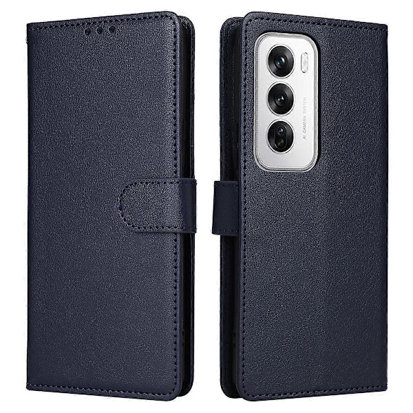 Til Oppo Reno12 Pro 5G (Global) Etui Wallet Stand View PU Læder Telefon Cover Multicolor Style A