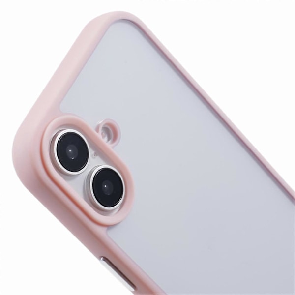 iPhone 16 -kotelo TPU+PC Kristallinkirkas takakansi kaulanauhan rei'illä Multicolor Style C