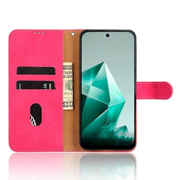 Läderfodral för Infinix Note 50x 5G, Skinnkänsla, Anti-fall, Plånboksfodral Multicolor Rose