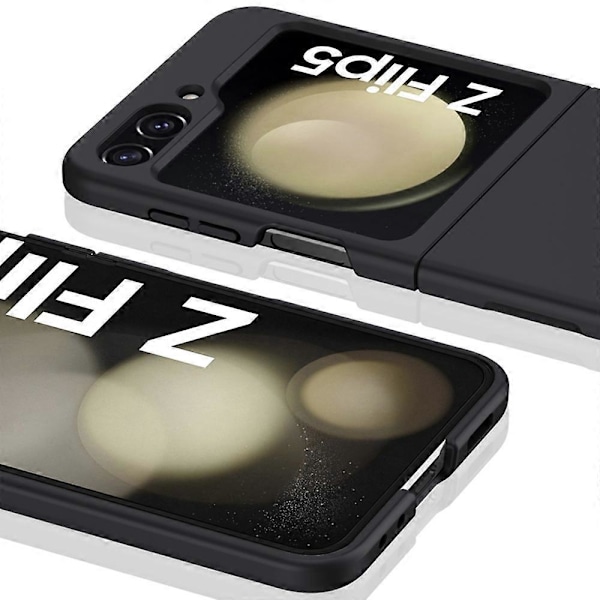 Hårt PC-skal med hudkänsla för Samsung Galaxy Z Flip5 5G, reptåligt skydd Multicolor Style C