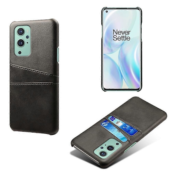 KSQ PC+PU Läderöverdraget Fodral med Dubbla Kortfack för OnePlus 9 Pro Multicolor Style F