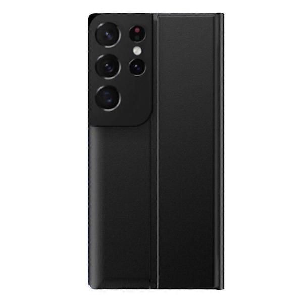 Til Samsung Galaxy S21 Ultra 5G View Window Telefon Cover PU Læder Stand Case