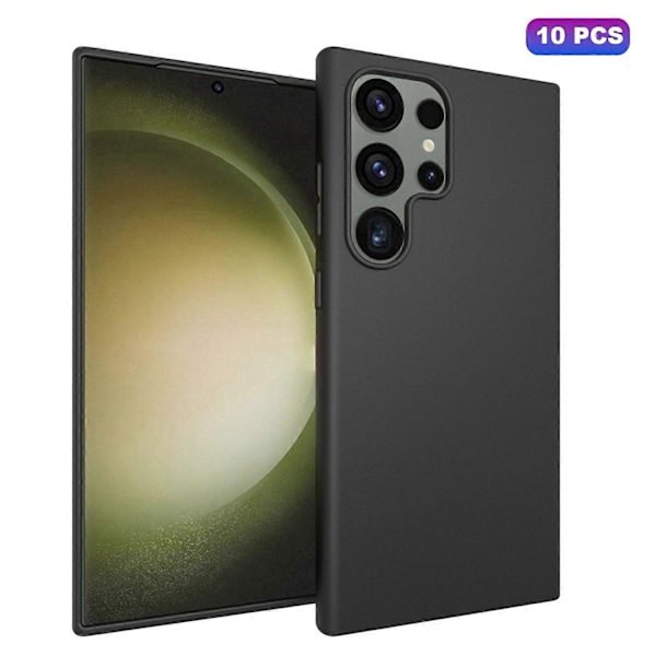 10 st/förpackning för Samsung Galaxy S24 Ultra Skal Dubbelsidigt Matt Mjukt TPU Telefonskal