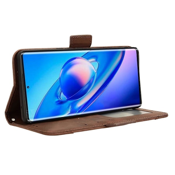 Blackview A200 Pro -kotelo, lompakkomallinen jalustalla ja usealla korttipaikalla Multicolor Style D