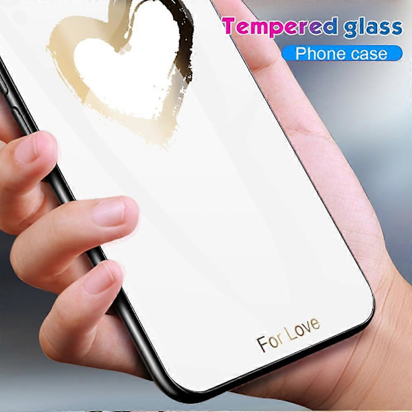 Skal för Samsung Galaxy A14 5G/A14 4G, härdat glas+PC+TPU, mönstertryck Multicolor Style L
