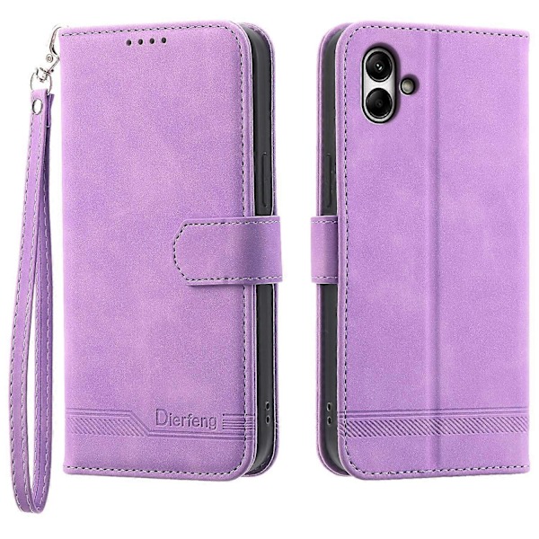 DIERFENG DF-03 Fodral för Samsung Galaxy A05 4G PU Läder Ställ Plånboksfodral Multicolor Style A