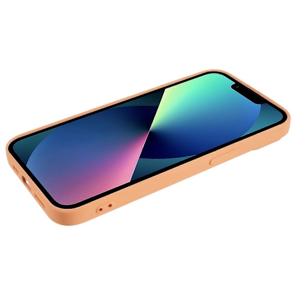 Mjukt TPU-skal med kameraskydd för iPhone 13 6,1 tum, mjukt fiberfoder, gummerat skydd Multicolor Style B