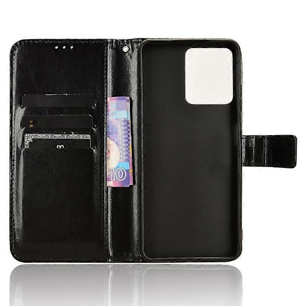 PU Läder Plånboksfodral för Blackview Oscal C70/Oscal Tiger 10 Ställ Telefonskal Multicolor Style D