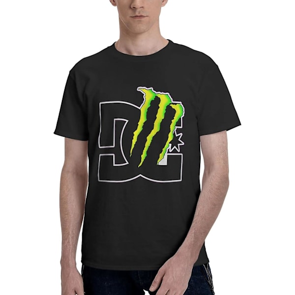 Ken Block Skull Herr Kortärmad T-shirt Klassisk bomull Performance Tees Black L