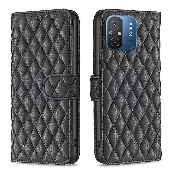 til Xiaomi Redmi 12C 4G Præget PU Læder Telefon Wallet Etui Stand Beskyttelsescover Multicolor Style F