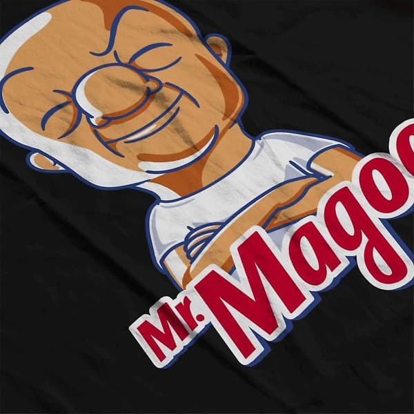 Mr Magoo Blind T-shirt för män Black L