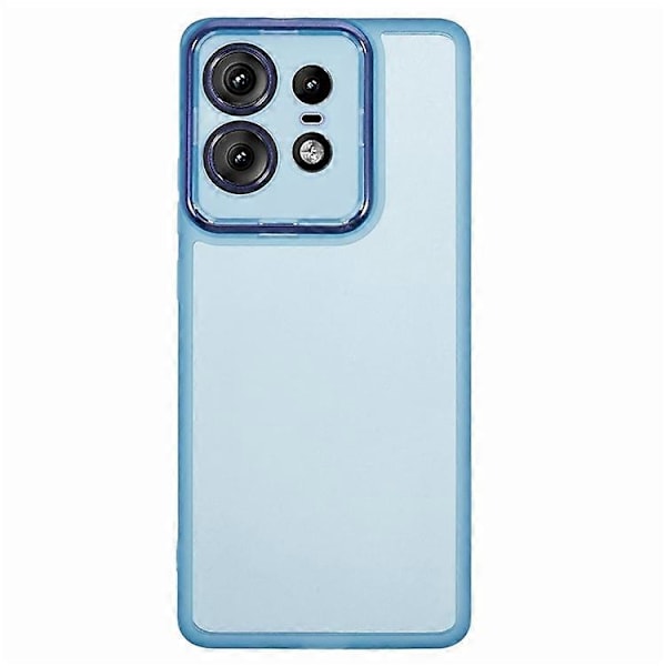 WANLONFENG DKSM -sarja Motorola Edge 50 Pro 5G TPU -kotelolle, galvanoidulla kehyksellä ja karkaistulla lasilla Multicolor Style B
