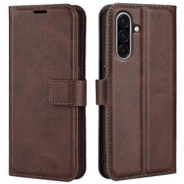 Ställfodral för Samsung Galaxy A36 5G, reptåligt mobilskal i kalvtexturerat läder Multicolor Style F