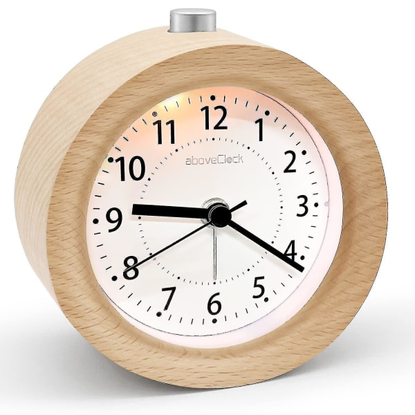 Alarm C Uden Tik, Abovec Alarm C Med Snooze, Natbords C Med , Retro