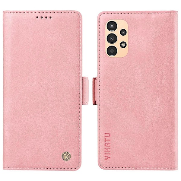 YIKATU YK-005 Läderfodral för Samsung Galaxy A53 5G Skinnkänsla Plånboksfodral med Ställ Multicolor Style G