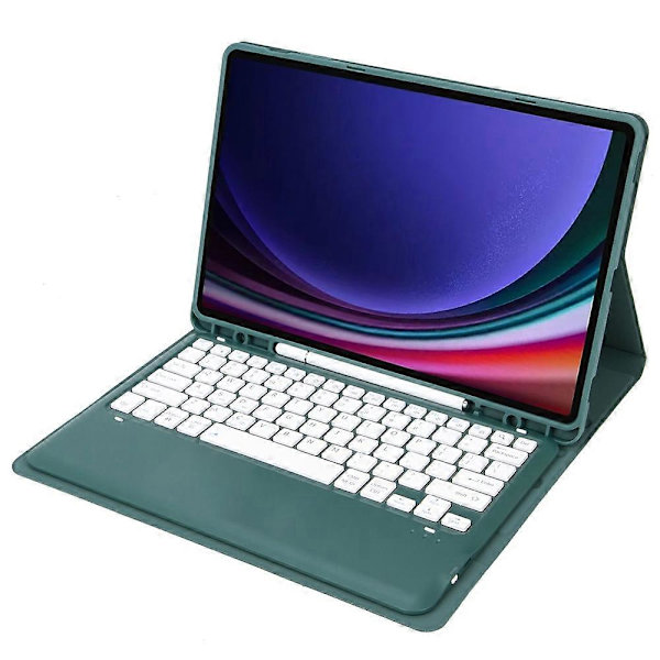 Tyyppi G A810B Samsung Galaxy Tab S10+/S9 FE+/S9+ 12.4\" X610/X616 irrotettava Bluetooth-näppäimistö Multicolor Style E