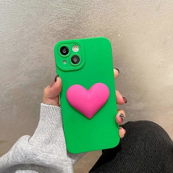 Love Heart TPU-mobilskal för iPhone 11 Multicolor Style C