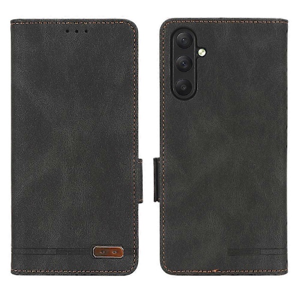 Plånboksfodral i PU-läder med hårdvarudekor och stativ för Samsung Galaxy M54 5G/F54 5G Multicolor Style A