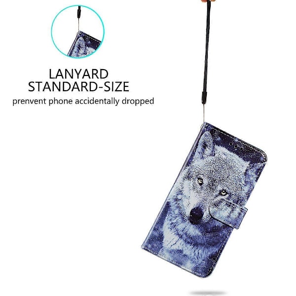 Plånboksfodral för Samsung Galaxy A15 5G PU Läder Mönstertryck Telefonskal Multicolor Style P