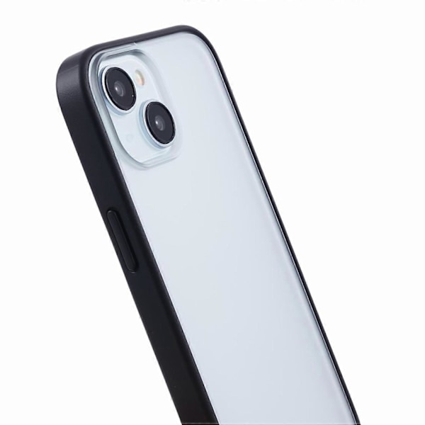 Mattapintainen TPU+PC-puhelinkotelo iPhone 15:lle, läpikuultava, sormenjälkiä hylkivä suojakuori Multicolor Style E