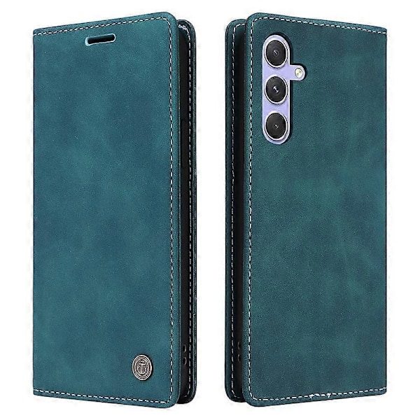 006-sarjan Samsung Galaxy A54 5G -kotelo nahkaisella lompakkokotelolla ja imukuppikiinnityksellä Multicolor Style E