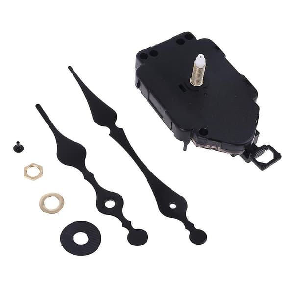 Tyst pendel typ kvartsklocka Rörelsemekanism med händer Motor DIY-byte reparationssats