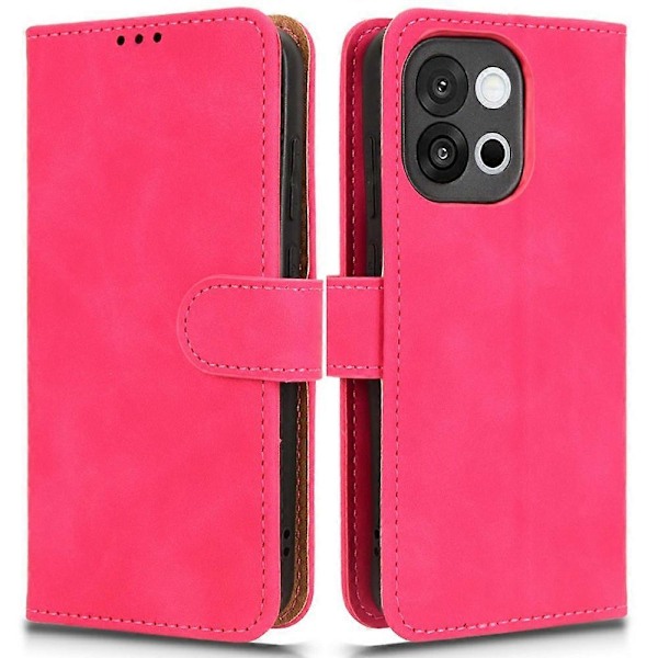 OnePlus 13T 5G Nahkakotelo, ihon tuntuinen, pudotussuoja, lompakkokansi Multicolor Rose