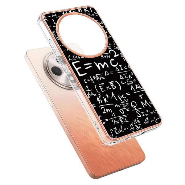 Til Oppo Reno12 F 4G/Oppo Reno12 F 5G Etui IMD-D Mønsterprint 2.0mm TPU Telefon Bagcover Multicolor Style D