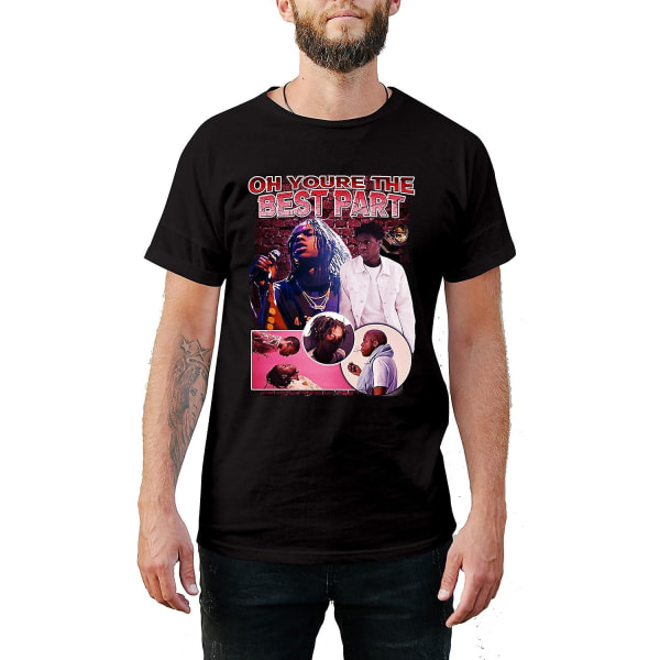 Hip Hop Rap Trap Rappare Sångare Streetwear Vintage Style Du är den bästa delen T-shirts M