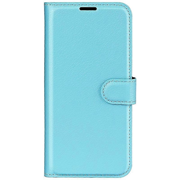 Lædercover til iPhone 16 Pro Max Wallet Case med Litchi-tekstur Multicolor Style E